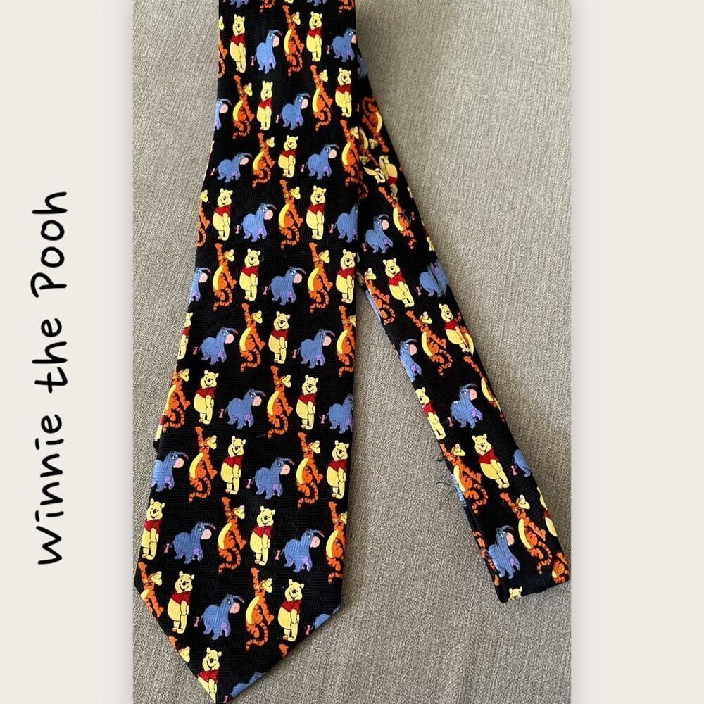Disney Winnie The Pooh Necktie | Pooh Character Neck Tie